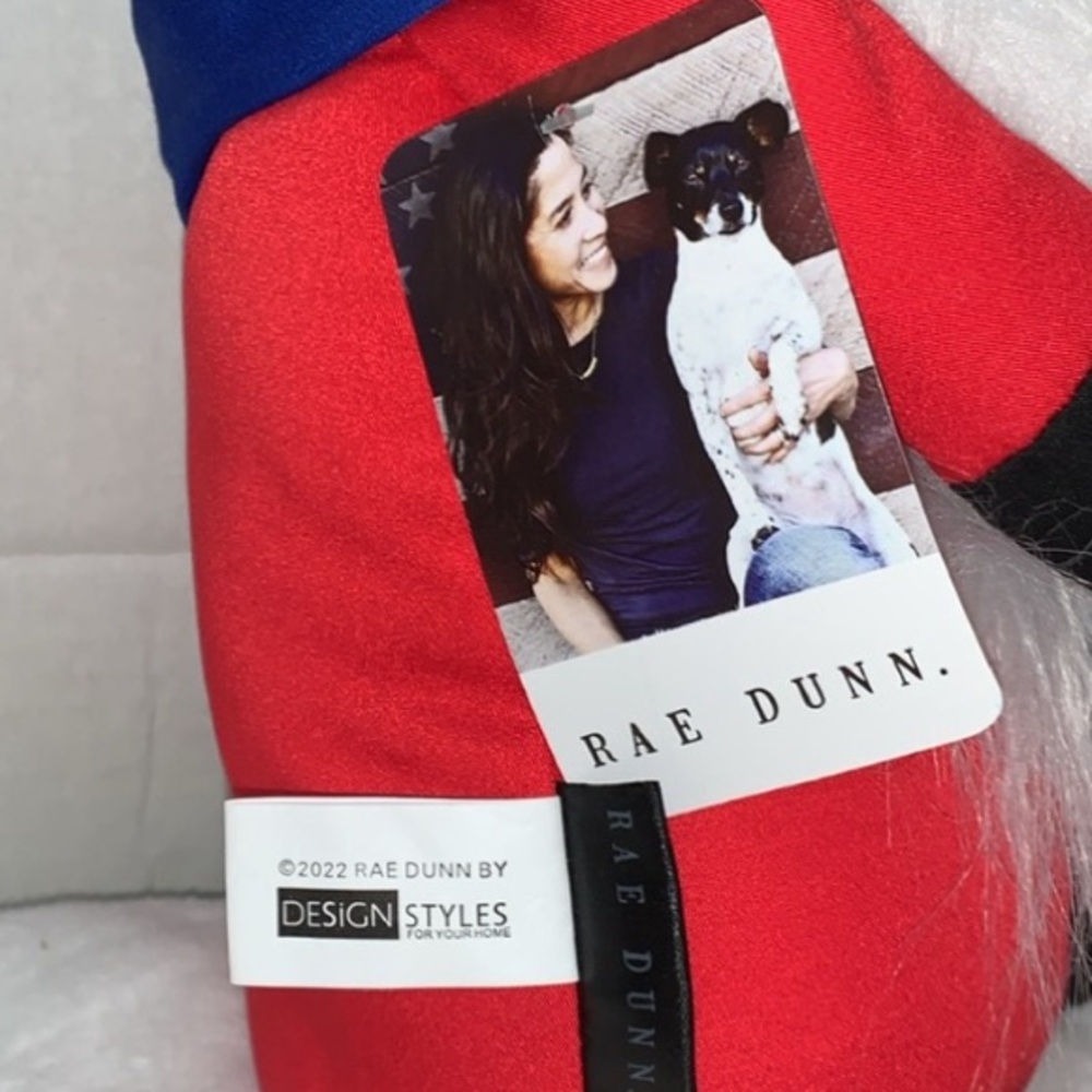 πΊπΈ RAE DUNN Patriotic Gnome & GNOME OF THE BRAVE Tabletop Decor NWT - Picture 8 of 15